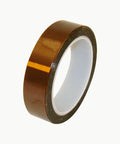 Polyimide Film Tape 2 Mil Thick Amber Transparent, 1 Inch by 36 Yards, high temp electrical tape for soldering projects
