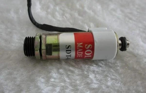 G130535 Push Pull Solenoid Electromagnet Linear Motor Valve 24V 2W High Torque 50g cylindrical unit on white background