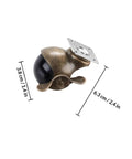 Built Tough Four Piece Vintage Brass Plate Casters With Smooth Rolling Heavy Duty Wheels Designed To Crush Heavy Loads And Kickstart Your Home Workbench Project, close-up with dimensions.