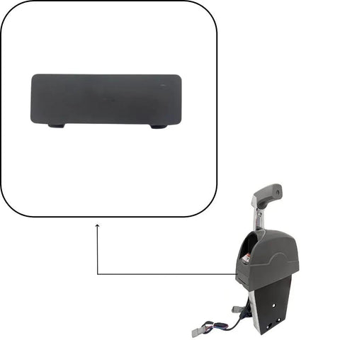 Top Mount Throttle Control Box 5006182 for Outboard Motors with closed casing, one hand operation, and durable cable visible
