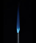 Trigger Start Propane Torch for Home Projects with webbed flame, demonstrating focused flame for precise control.