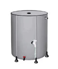 Collapsible Rain Barrel 264 Gallon Water Storage Tank With Easy Install Filter Spigot Overflow Kit and Portable Rainwater Catcher image.