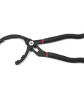 Ratcheting Oil Filter Pliers 2 To 5 Inches With Locking Mechanism For A Sure Fit And No Slip Grip Grooved Jaws For Beefy Hold Forged Steel