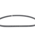 32-7/8 Inch 18 TPI Bi-Metal Compact Portable Band Saw Blade For Metalworking Clean Wavy Tooth Cuts Through Non-Ferrous Metal Mild Steel Cast Iron Stainless Steel And Cast Steel With Durable Welds, showing side view of blade loop