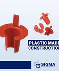 Sigma ProConnex AC/Flex anti-short bushings, red plastic, 35-count pack.