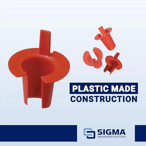 Sigma ProConnex AC/Flex anti-short bushings, red plastic, 35-count pack.