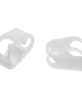 4 Pack Water Flow Control Hose Clamps For 1/4 To 1/2 Inch Tube OD Shut Off Adjustable Clips White Workhorse Plastic Clamps
