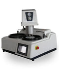 Automatic Metallographic Grinder Polisher Benchtop Machine For Pro Grade Specimen Prep Heavy Duty Lab Equipment with dual platens.