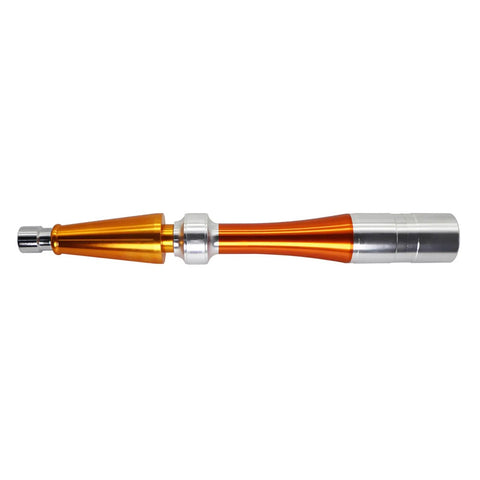 Heavy Duty Dent Repair Puller Kit With Slide Hammer for auto body dents, showing metal slide hammer tool, side view angle