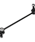 DIY Ready Front Wheel Bearing Hub Kit For Chevy Malibu Buick LaCrosse Regal Sportback And TourX Includes 2 Front Wheel Bearing Hubs And 2 Sway Bar End Links Premium, shown is a black sway bar end link.