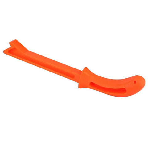Bright orange push stick with ergonomic handle, Four Pack Table Saw Push Sticks With Pro Grade Ergonomic Handles For Safe Woodworking