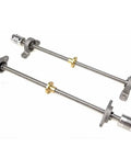 DIY Ready 3D Printer Lead Screw Kit With T10 Rods 100 200 250 300 400 500 600mm Plus Brass Copper Nut Bearing Bracket And Flexible Coupling