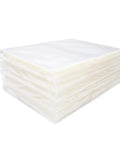 Clear 6x10 Inch 3 Mil Chamber Vacuum Sealer Bags, 500 Pack, showing stacked pre-cut pouches