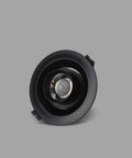 DJVHSRI Recessed Lighting Housing Trim Kits Adjustable Angle Ceiling Downlight Thin Round Led Recessed Spot Lights for Panel Grille Integrated Spotlight Focus Clothing,Warm Light,White Light in black finish