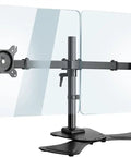 Hella Sturdy Universal Television Stand Featuring Slick Rolling Wheels Adjustable Height Base Cable Routing Tray Fits 17 To 27 Inch Screens Dual Display Ready Top Shelf Desktop Computer Mount For Any Home Setup with dual display mounts.