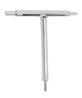 Essential T Handle Hex Wrench Set With 4mm 5mm And 6mm Sizes Made Of Heat Treated Steel For Motorcycle Bike Car Repair Auto Mechanic Work And DIY Home Maintenance Projects That You Gotta Have In Your Garage, chrome finish