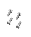 Replacement Gray 316L Stainless Steel Watch Case Screws, Head 2.5mm, Length 4.5mm, End 1.4mm, 4-Pack, shown in detail