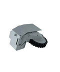 Robust Vacuum Cleaner Wheel Motor And Traveling Wheel Modules for Left And Right Side showing gray wheel module with rubber tire.