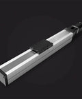 Heavy Duty Linear Stage Actuator With Ball Screw Slide Table And Precision Electric Guide Linear Module featuring aluminum frame and 100mm stroke.