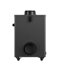 Heavy Duty Smoke Dust Purifier For 3D Printers With Multi Stage Filtration And Large Reservoir To Knock Workspace Smog Dead Center In Your Pro Shop Setup, front view with black casing and large exhaust port.