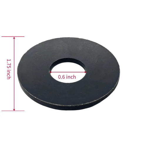 Jackshaft Spindle Kit With Belleville Washer For Murray Lawn Mowers And Tractors Replaces 20616 20616MA Includes 17X166MA Belleville Washer Spindle 537099 285-239 Easy Bolt In Install OEM Equivalent, black 1.75-inch washer with 0.6-inch center hole
