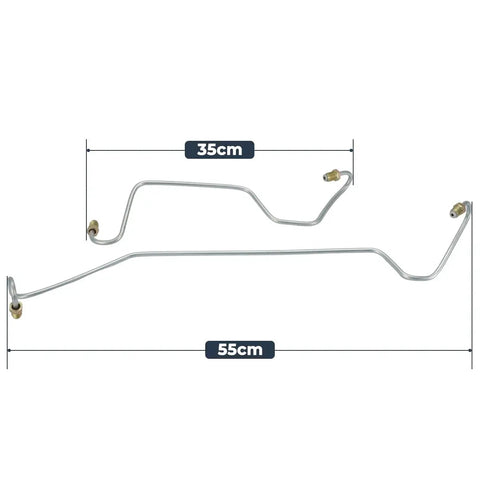 Hard Hydraulic Rack And Pinion Transfer Line Replacement For Dodge Dakota 2005 2010 And Mitsubishi Raider 2006 2009 Durable Steel Build Leak Proof Easy Bolt On Long Lasting Performance For Tough Truck Duty