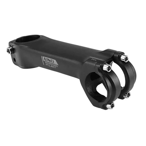 Lightweight 31.8mm Bike Stem 120mm Length Minus Seven Degree Handlebar Rise Fits Most Mountain Road And BMX Bikes 28.6mm Front Fork Steerer 1 1/8 Inch Not For 25.4mm Handlebars Easy Install Durable Alloy, side view