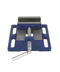 Drill Press Vise With 4.5 Inch Jaw Capacity Forged Iron Durability Slotted Base Textured Jaws Lightweight Portable Vise