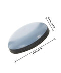 20 Pack Heavy Duty Kitchen Appliance Sliders For Washing Machine And Microwave With Self Adhesive Backing showing a grey round slider 2cm with black base.