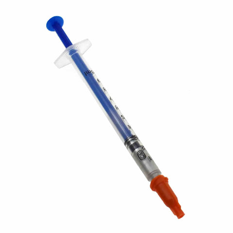 Syringe containing Dope Silver Conductive Glue Paste For PCB Repair And Electronics Fixing 0.2ml 0.25ml 0.3ml 0.5ml Set