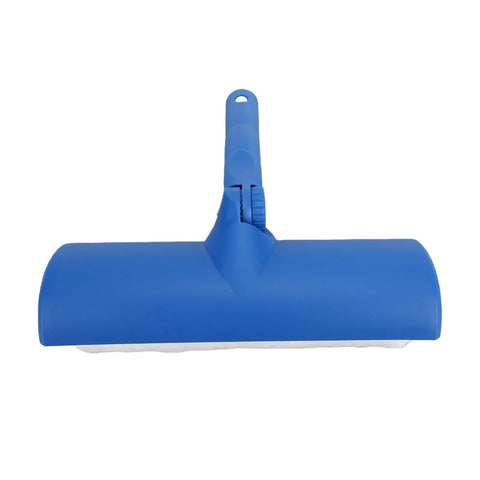 Heavy Duty 10 Inch Paint Roller With Integrated Spatter Shield For Ceilings And Walls Easy Roll Zero Drip No Mess Straight Up Professional Grade handle and roller head.