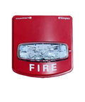 Heavy Duty Wall Mounted Red Fire Alarm Strobe Featuring Blazing Led Visual Alert Crafted For Commercial Warehouses Delivering Zero Hassle Setup And Ridiculously Solid Performance Always.