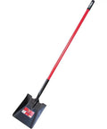 Heavy Duty Square Point Shovel With 14 Gauge Steel Head And Long Fiberglass Handle For Landscaping And Gardening, 60 Inch Made In USA