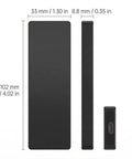 Dimensions of 2TB Go-To External SSD Drive For Photos And Videos With USB 3.1 Type-C Ultra Fast Plug And Play Portable Storage