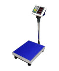 Heavy Duty Industrial Floor Scale With Digital Display And Foldable Platform, stainless steel, 660lb capacity, shop use.