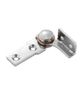 Heavy Duty 304 Stainless Steel Torque Hinges 2.0 N m With 0 To 90 Degree Stop Position Silver Finish Corrosion Resistant Hardware Front View