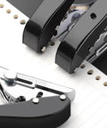 Beast Of A Heavy Duty Single Hole Punch Handheld Paper Punch for crafts, cards, tags, scrapbooks, three-eighths inch, black.