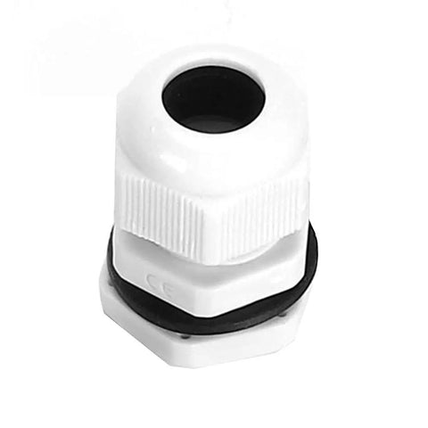 White cable gland for Built Tough Weatherproof Control Box With IP66 Rating Aluminum Die Cast Enclosure accessory