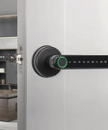 Beefed Up Smart Padlock With Touchless Fingerprint Entry And App Remote Control Rugged Stainless Steel Shackle for toolboxes or gate.