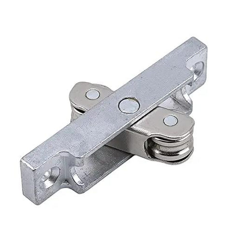 Prime Grade Stainless Steel Double Wheel Sliding Door Rollers And Window Track Pulleys For Rustproof Heavy Duty Glide Hardware Replacement Flat Base Fit That Runs Bulletproof pulley with flat base and double wheels.