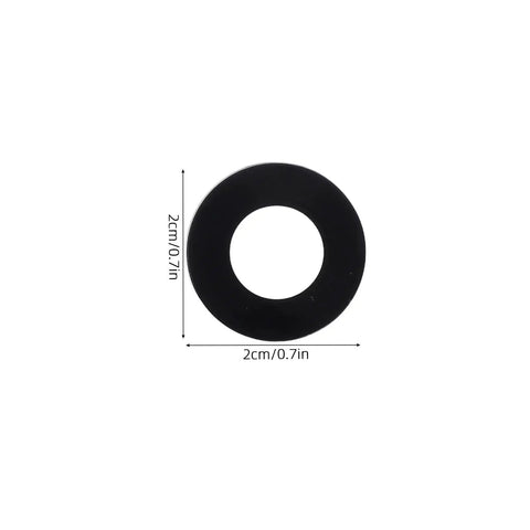 Black Nylon Flat Washers 500 Piece Kit Insulating Mounting Hardware Spacers M2 To M10 For Electrical Outlets And Receptacles Easy DIY Spacing Solution, 2cm washer