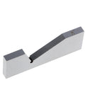 Metal angle block for machining, 3 in x 1/4 in, ground precision, 25° mark on end
