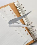 Heavy Duty One Hole Punch For Crafting And Card Making on paper with binder, Portable Handheld Paper Puncher With One Quarter Inch Hole Size