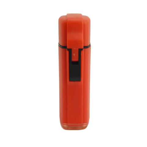 Orange Mini Jet Torch Lighter Windproof Refillable Butane Pocket Sized Lighter For Candles Camping BBQ Fireplaces Gas Stoves