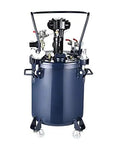 Heavy Duty Workhorse 15.8 Gallon Pressure Paint Pot Featuring Automatic Air Agitator And Corrosion Proof 304 Stainless Steel Liner, portable.