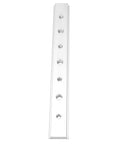 T Slot Miter Track Jig For Woodworking, 200mm Aluminum Alloy Miter Bar With Holes, visible in smooth silver finish
