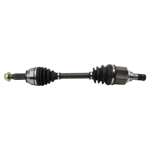 Beefed-Up Front Driver Side CV Axle Assembly For Ford Fiesta 2011-2017 1.6L Dual Clutch Auto Transmission Direct Fit With Neoprene Boot For Lasting Durability And OEM-Grade Performance. Front axle with neoprene boots and 1.26 in axle nut.