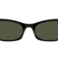 Lady Burbank Cat Eye Sunglasses For Women Black Frame With Green Lenses 55mm Ultra UV Protection X Small Fit Narrow Face Street Ready Day 