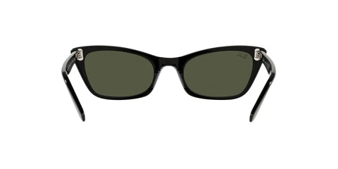 Lady Burbank Cat Eye Sunglasses For Women Black Frame With Green Lenses 55mm Ultra UV Protection X Small Fit Narrow Face Street Ready Day 