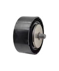 Up Your Ride With This Sick Accessory Drive Belt Idler Pulley Built For BMW E70 X5 Models Requiring OE Part Number 11287542887, showing black pulley with silver inner.
